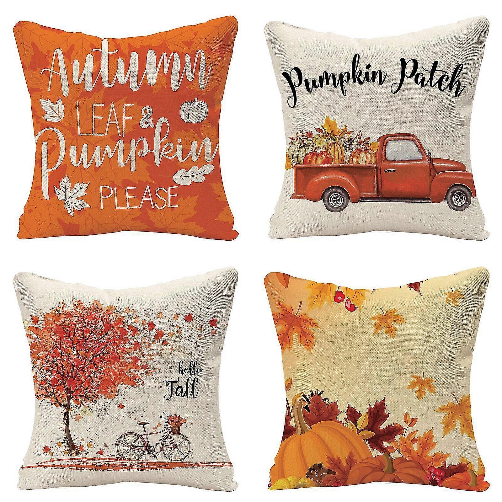 Autumn Pillowcases Autumn Decorations   -Sy