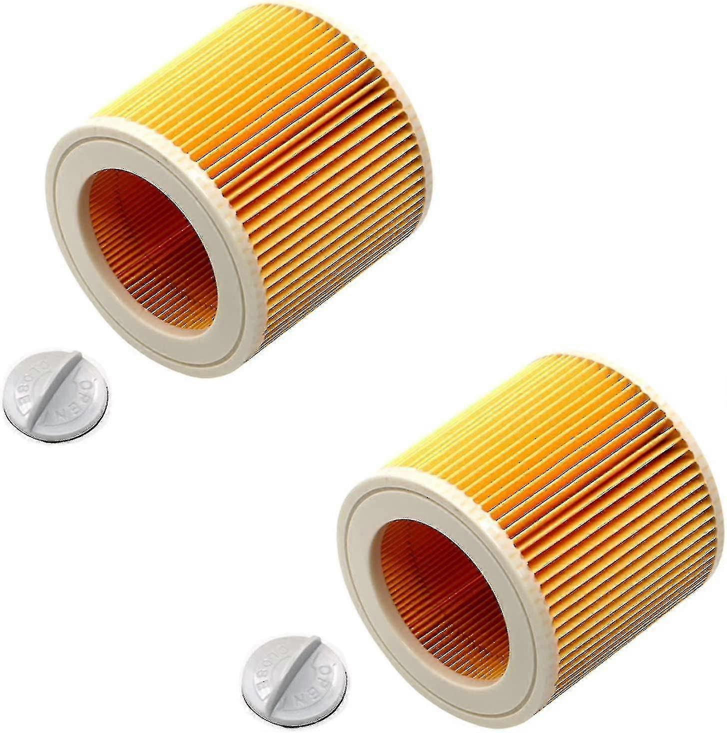2 Pack Filter Replacement Parts For Karcher Wd2 Wd3 Wd3p Mv2 Mv3 Wd 2200 Se 4001 Wet Dry Vacuum Clea