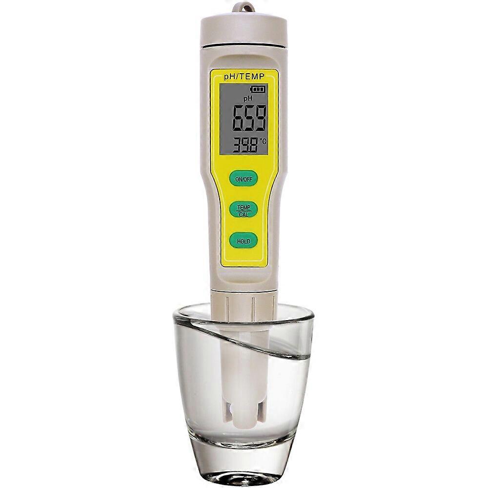 High Precision PH Temp Meter Automatic Correction Waterproof Water Quality analyzer Acidity Meter Pen Type Aquarium pool SPA