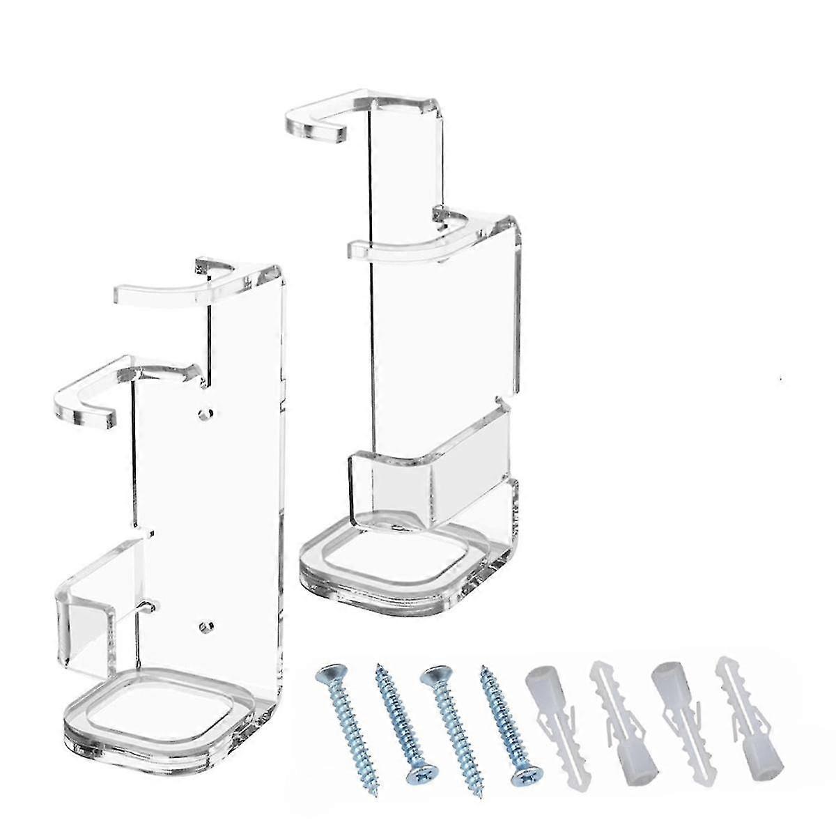 2PCS Lightsaber Stand Wall Mount Lightsaber Display Stand Acrylic Lightsaber Holder for Vertical & Displaying,B