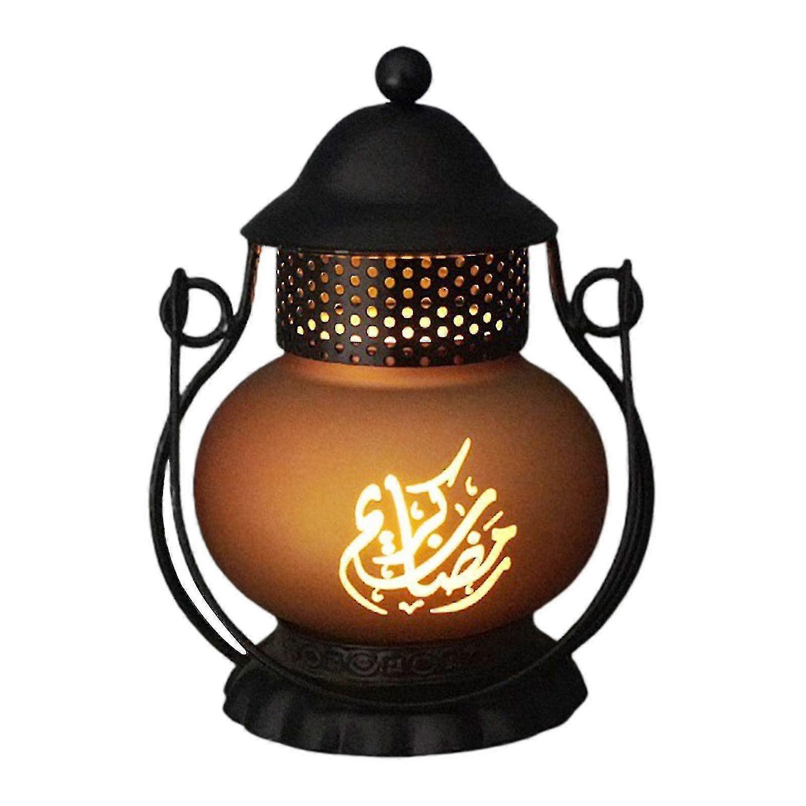 Eid Light, Eid Lantern Lights Square Ramadan Hanging Light, Mubarak Element Lamp,ramadan Decorations For Home A