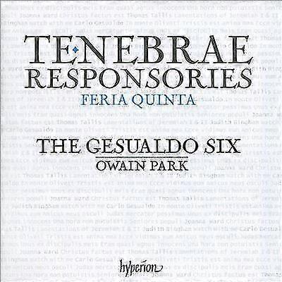 Owain Park: The Gesualdo Six : Gesualdo: Tenebrae Responsories for Maun CD