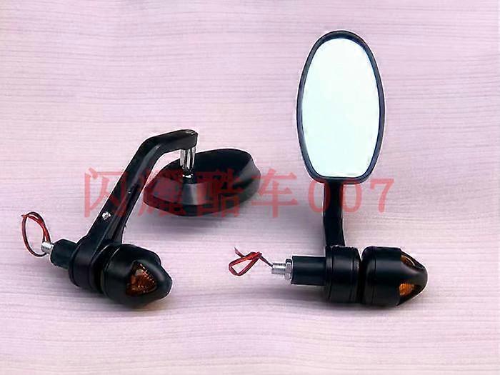 New motorcycle Harley Cruise Prince modified GM retro LED turn signals handlebar plug rearview mirror