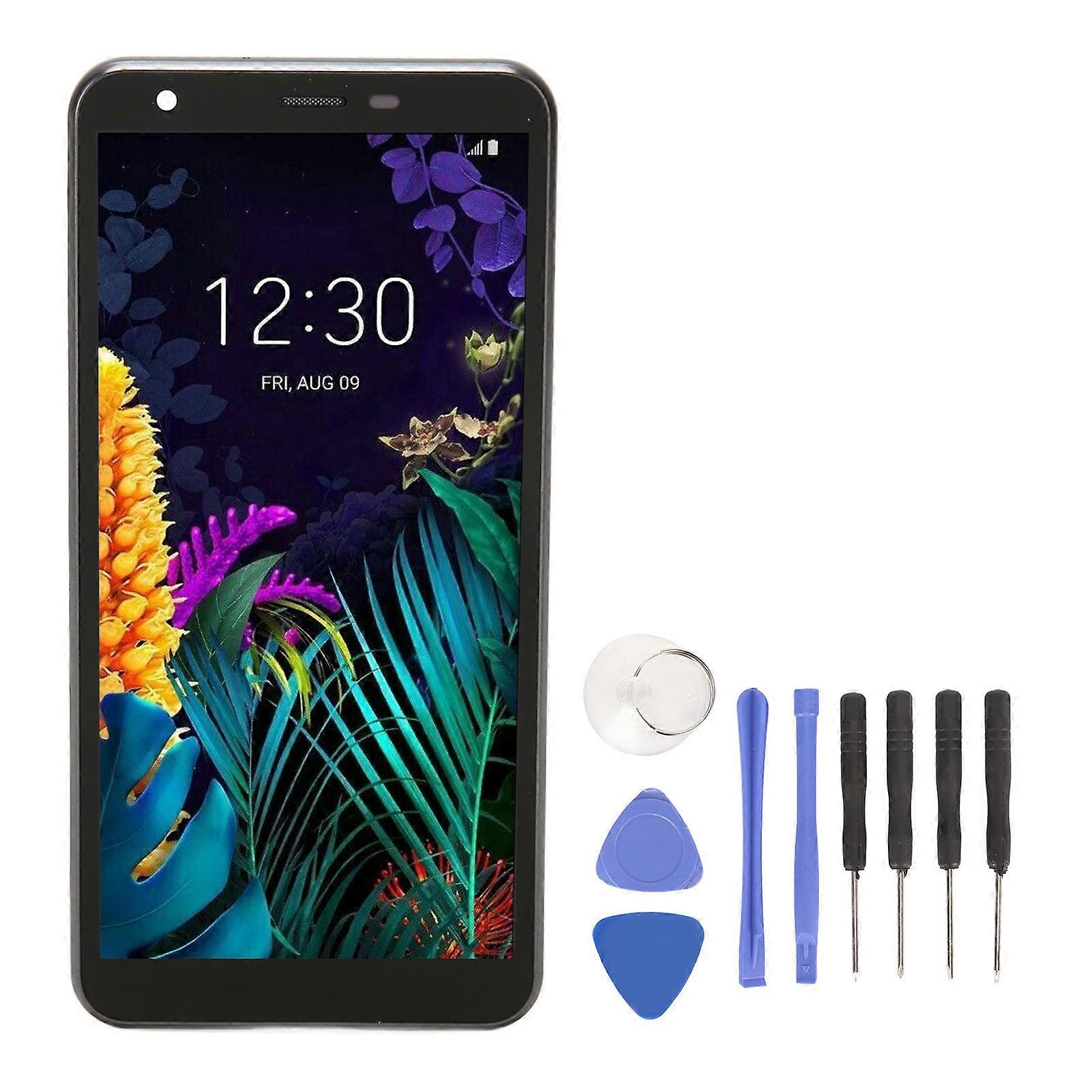 LCD Display Touch Digitizer Assembly with Frame 5.45 Inch Phone Screen Replacement for K30 2019 LM X320EMW LM X320ZMW LM X320MA X320TA X320PM Black