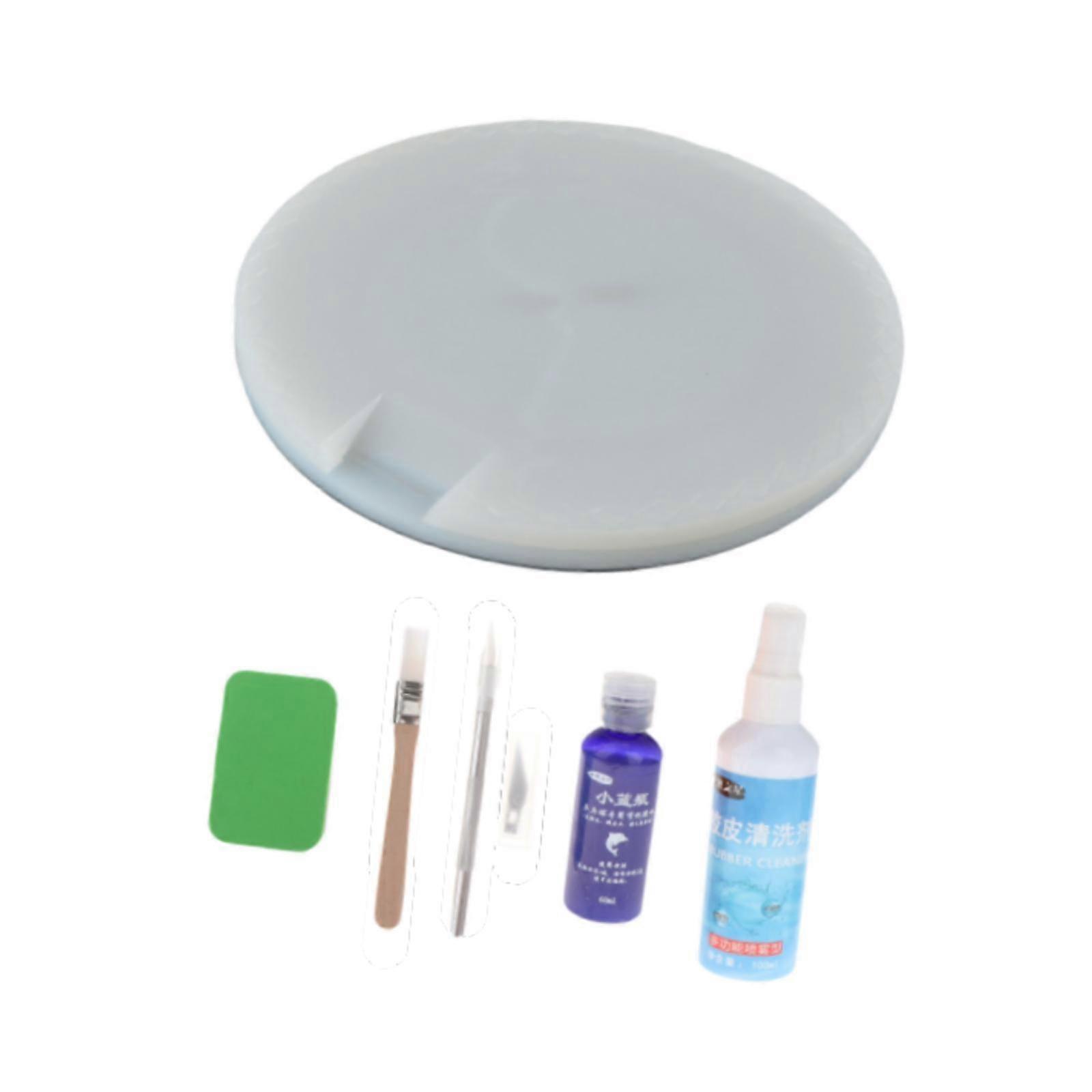 卓球ラケットラバーカッティングプラットフォーム、ナイフ滑り止めアクセサリー付き