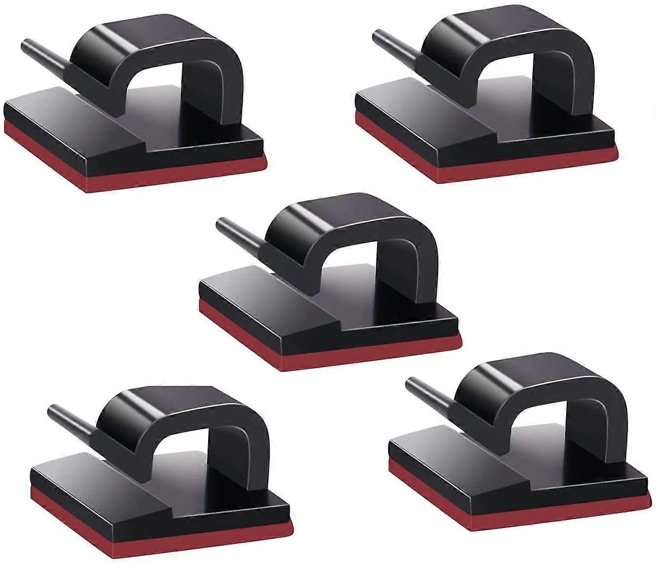 100Pcs Self Adhesive Cable Management Clips, Cable Organizers Sticky Wire Clips