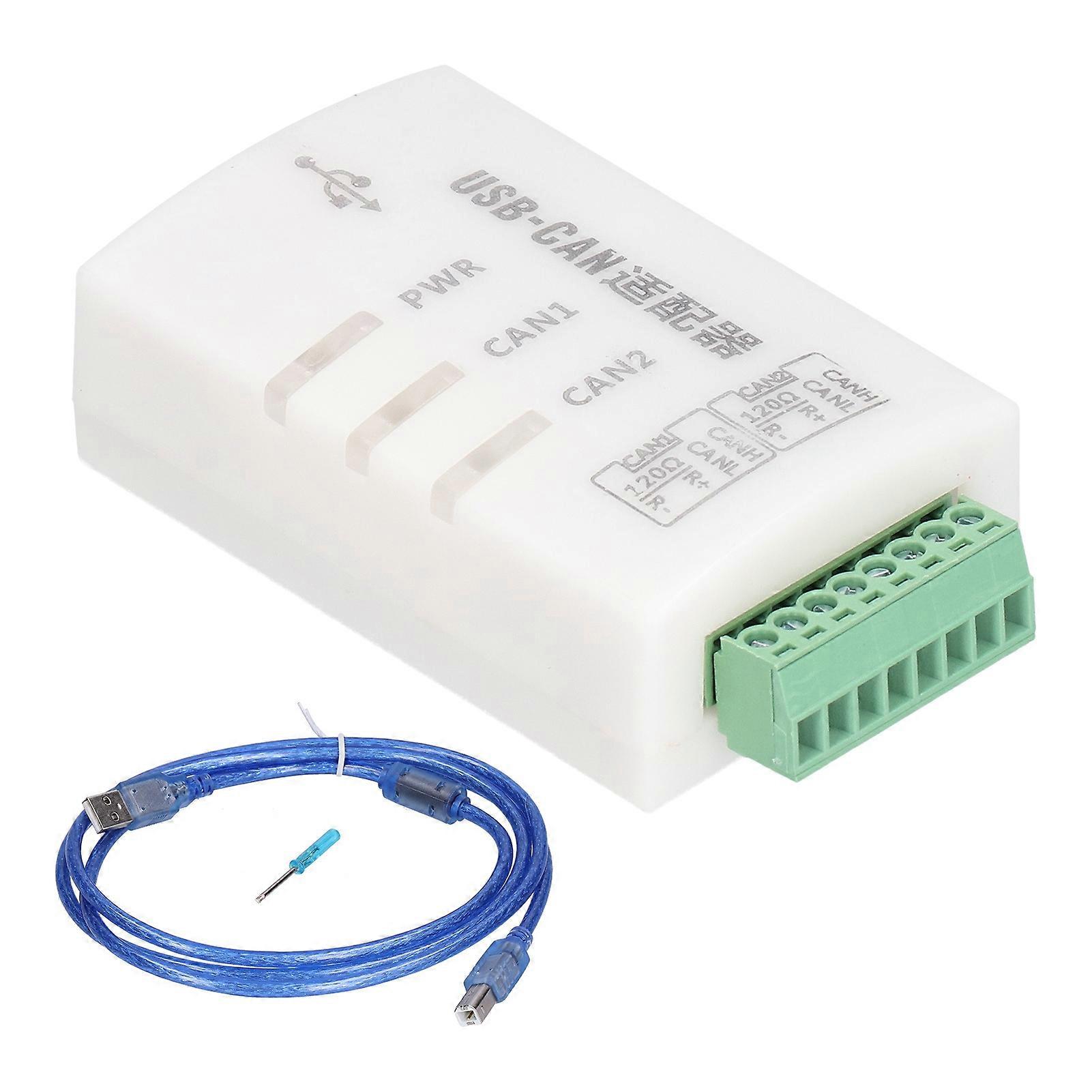 CAN Bus Analyzer USB Adapter 2 Channel Electronic Components Equipment for ZLG USBCANJ19392A(without Isolation) YEMAA