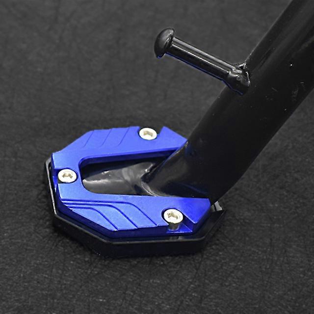 Motorcycle Scooter Bike Kickstand Extender Foot Side Stand Extension Pad Support Plate Anti-skid Enlarged Base Protection maxpower