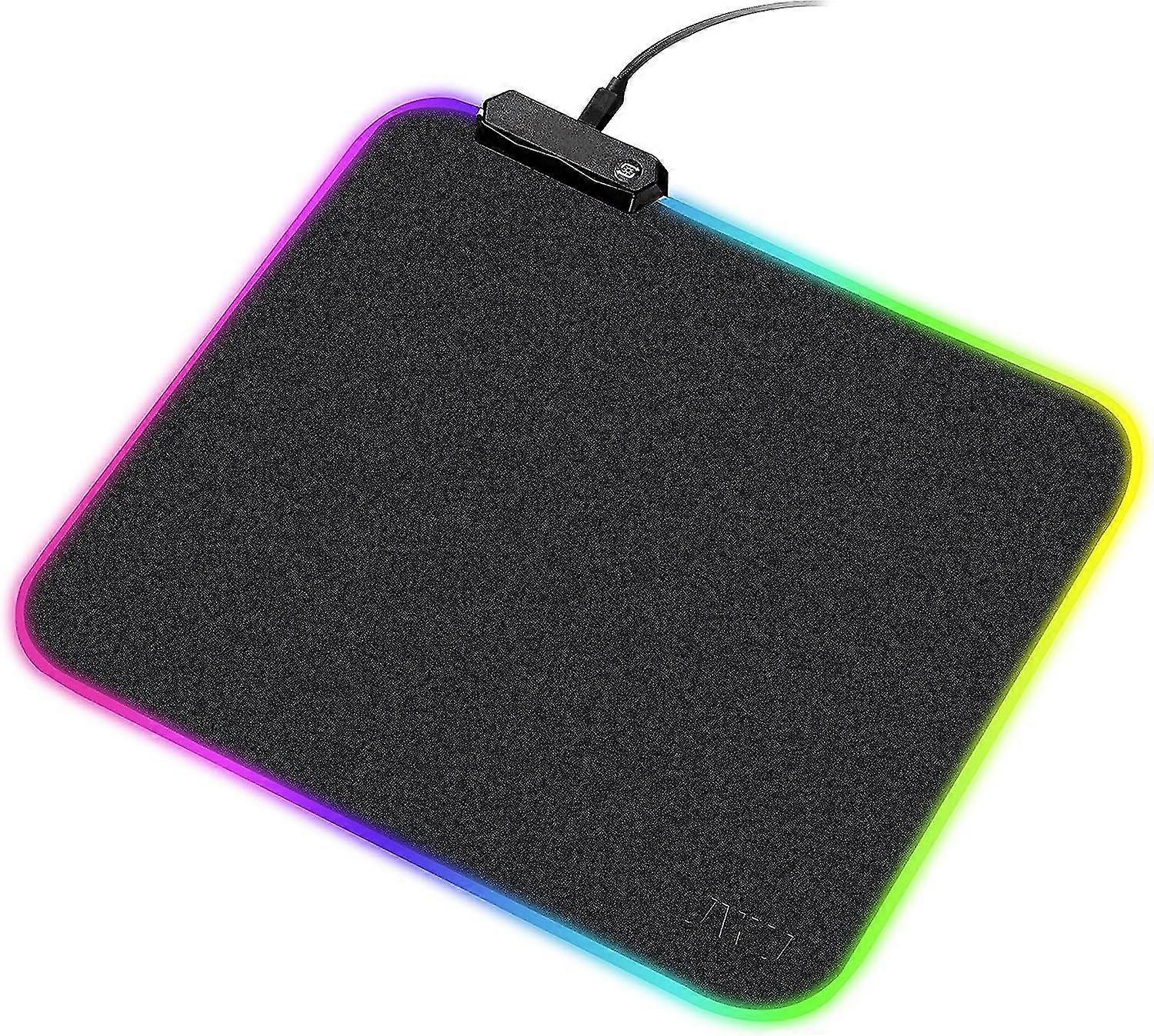 Rgb Gaming Mouse Pad Mat - 3402453mm  Led Mousepad With Non-slip Rubber Base, Soft Computer Keyboard Mouse Pad For Macbook, Pc, Laptop, Desk