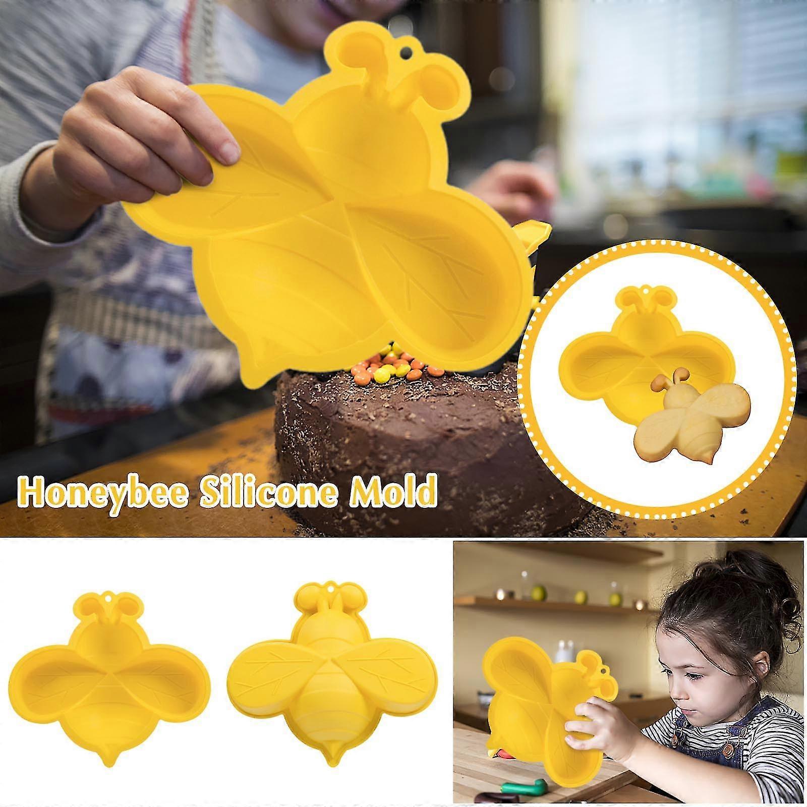 Single-hole Bee Silicone Moldes Baking Tray