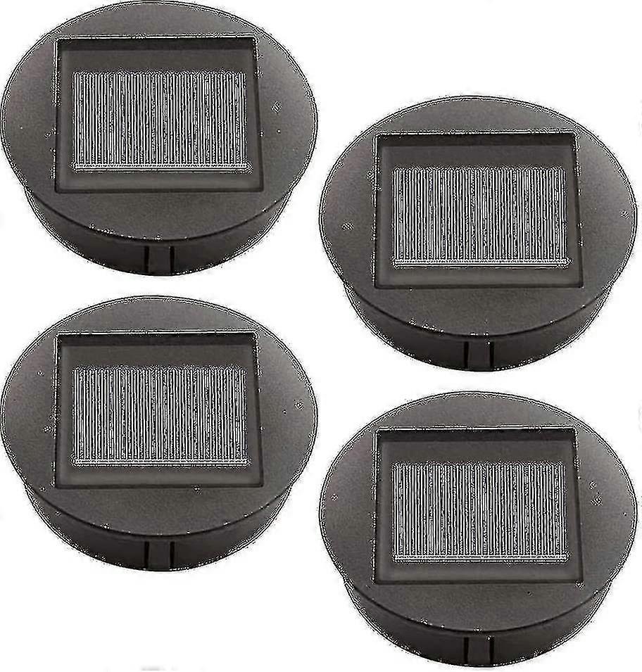 交換用ソーラーライト（LED電球付き）4個、交換用ソーラートップライト、屋外吊り下げ式ガーデンランタン用LEDソーラーパネルランタンカバー