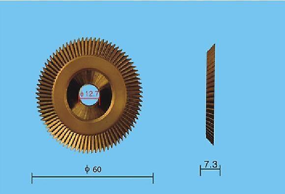 AZGIANT Titanium Milling Cutter Blade For Key Cutting Locksmith Tools – 60x7.3x12.7mm Auto Key Programmer Hardware