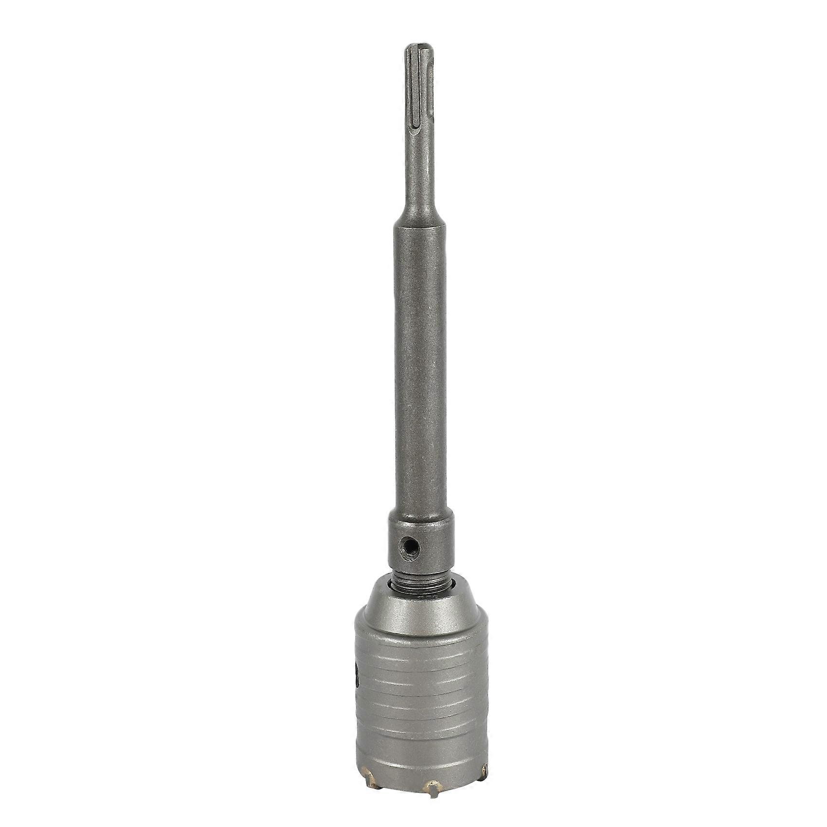 1 Set 50Mm Sds Plus Concrete Cement Stone Wall Drill Bit With 200Mm Connecting Rod Wrench
