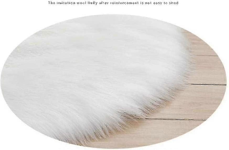 Tapis moelleux en fausse fourrure de mouton pour salon, chambre à coucher, décoration d'intérieur