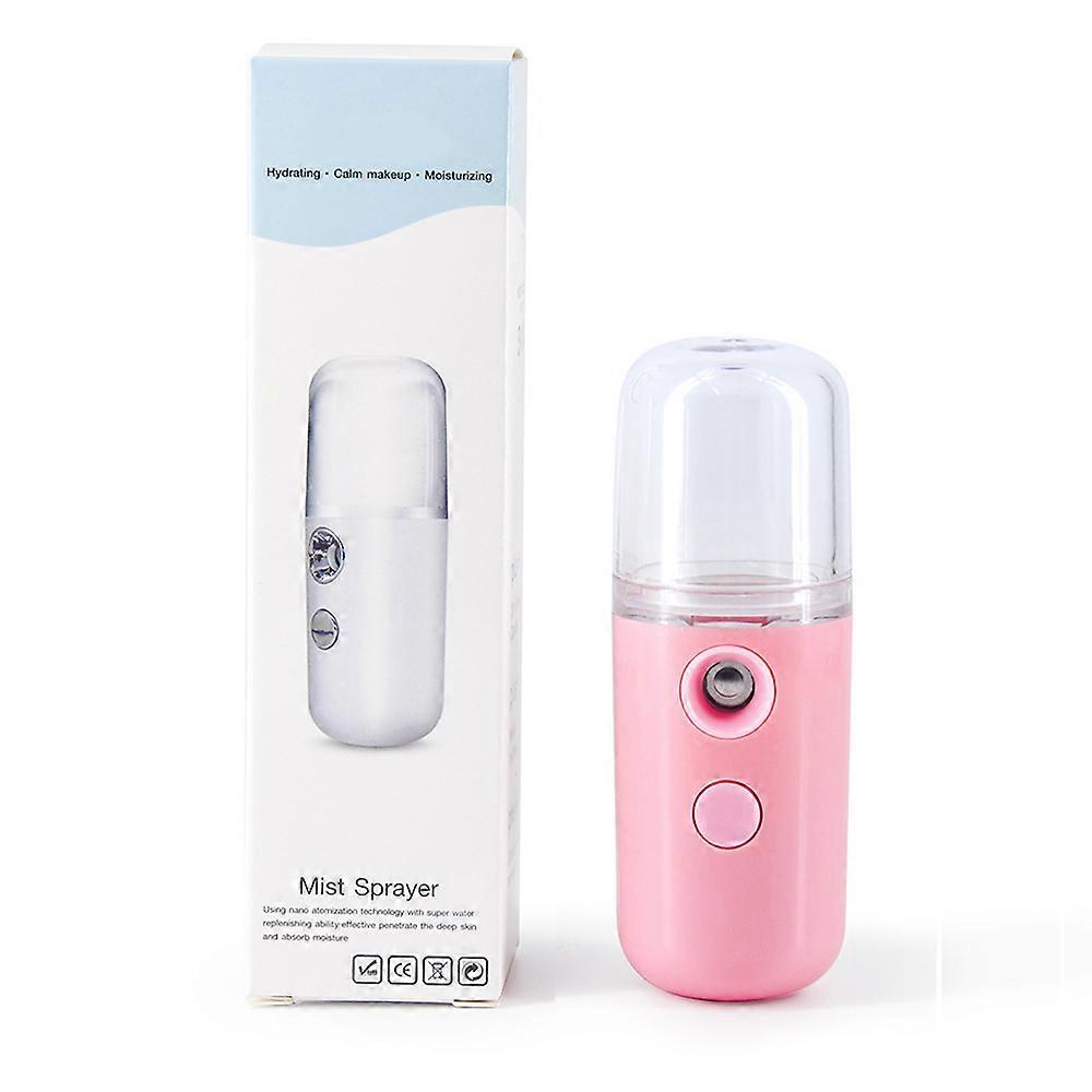 Portable Mini Spray Moisturizer USB Charging Handheld Humidifying Steaming