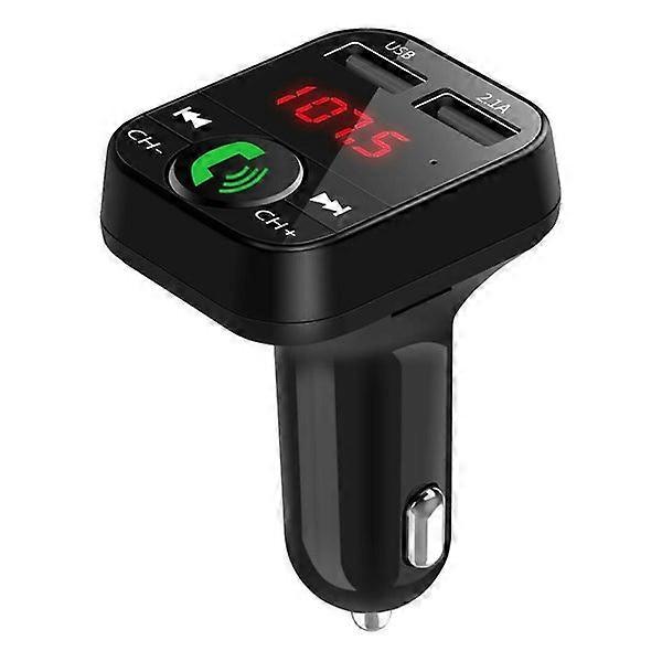 Wireless Bluetooth Hands-Free Car Kit FM Transmitter MP3 Player - Dual USB