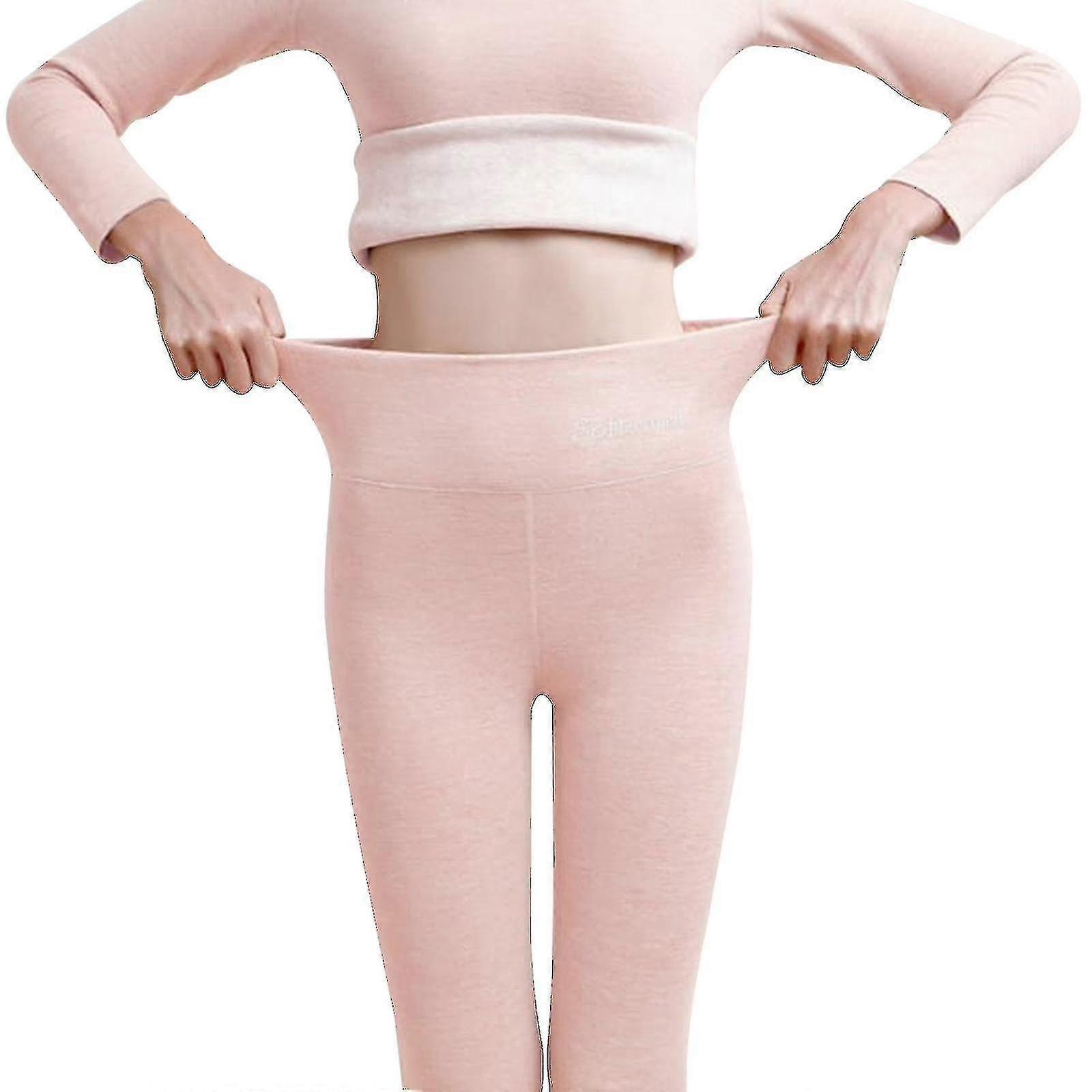 100% New,women Fleece Lined Leggings Warm Pants Stretchy Thick Soft _dxm