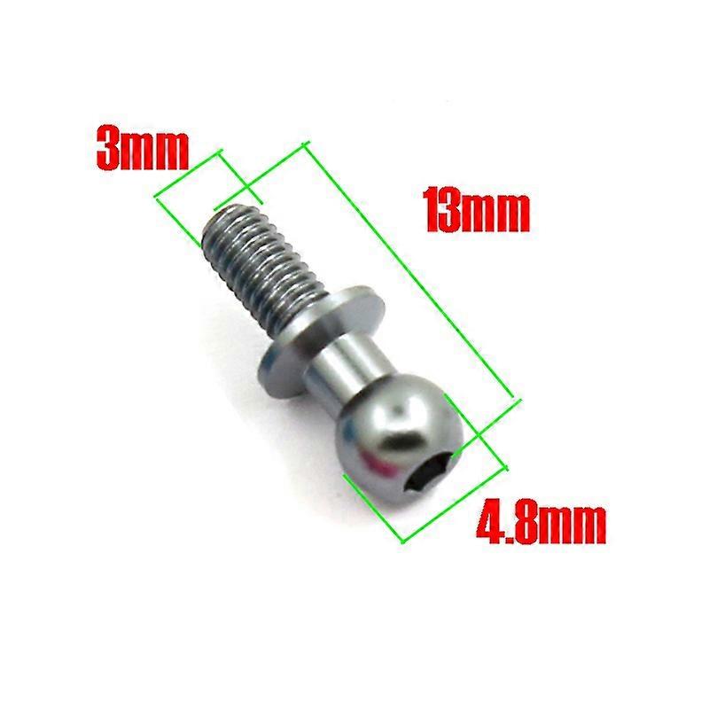 Lot De 10 Rotules De Liaison En Aluminium Pour RC TT01 TT02 - Bleu - Amortisseur Et Tige De Suspension Rc Onderdelen