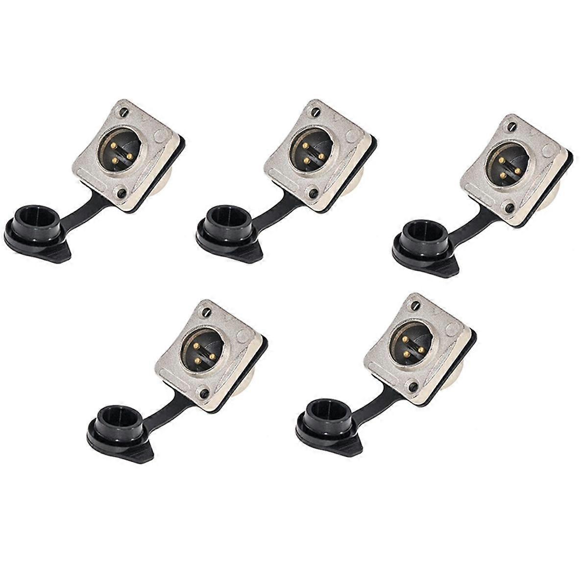3 Pole Holder 3 Pole Waterproof Male and Female Microphone Audio Plug Xlr Balanced Threaded XLR Hea