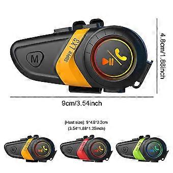 Bluetooth-compatible Helmet Earphone Call Button Operation Music Player with Lights for Answering or Hanging Up Phone Playing