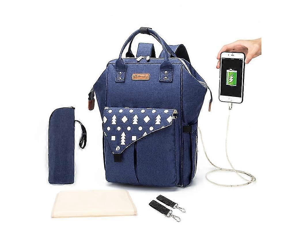 Stylish Diaper Napyy Bag-blue