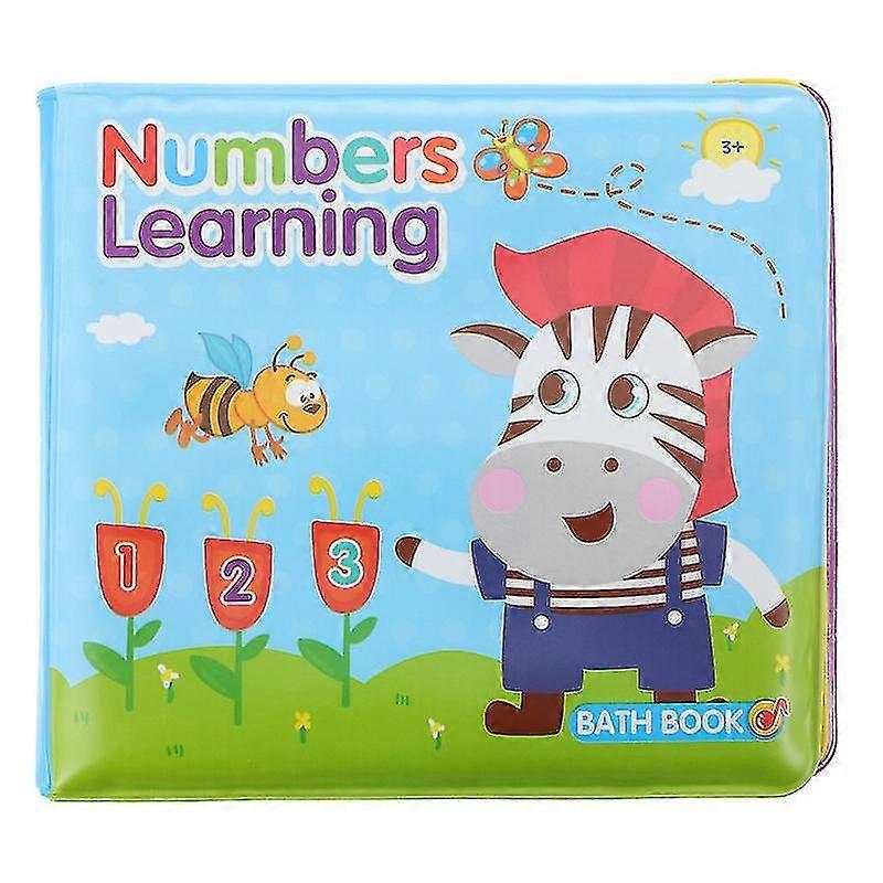 1pc Baby Bathing Time Books Toddler Bath Floating Early Educational Books