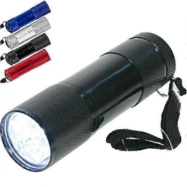 2-pack - Flashlight / Led Lamp - Portable - 9 Led Multi-color Hy
