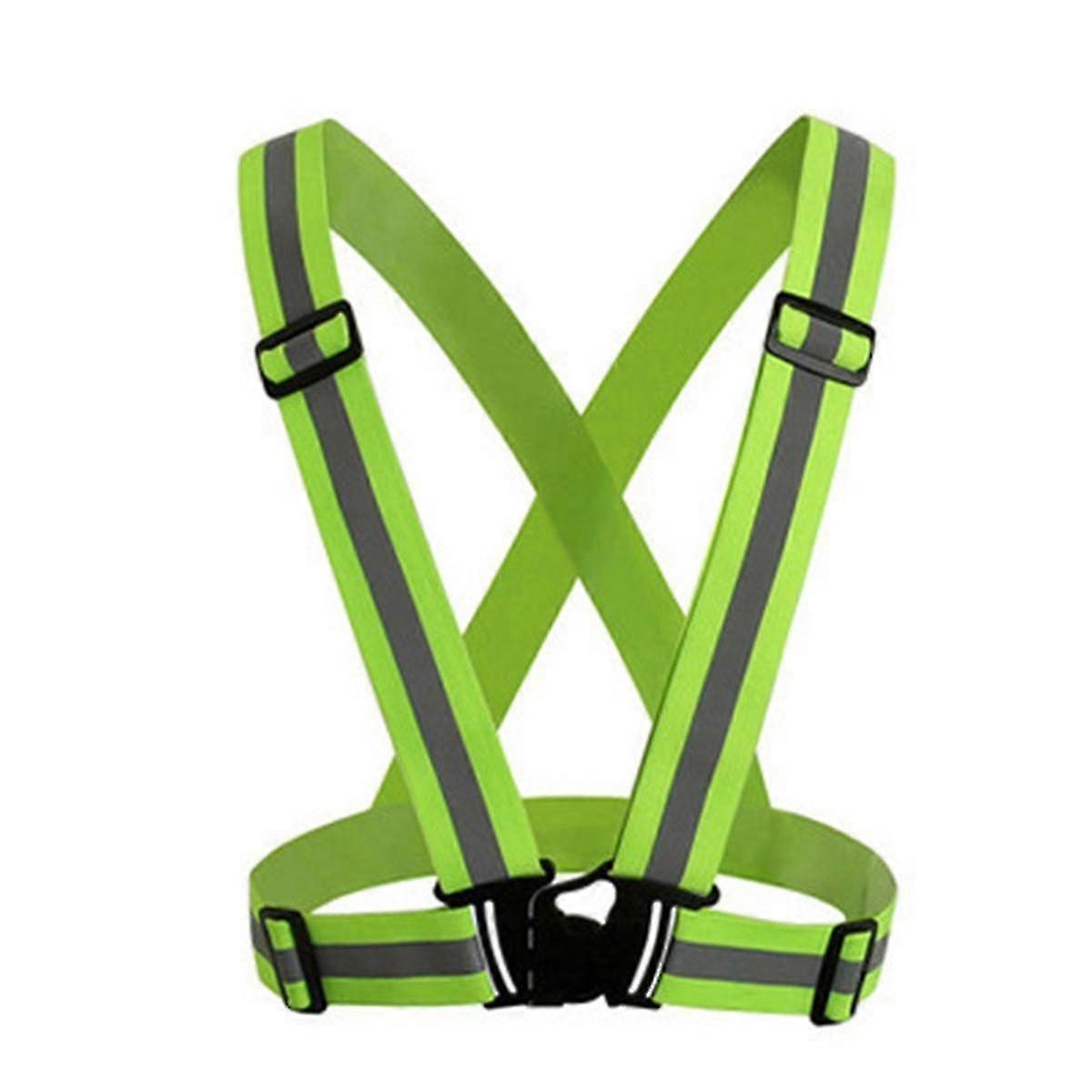 High Visibility Reflective Safety Jaet Breathable Traffic Night Work Security Running Cycling