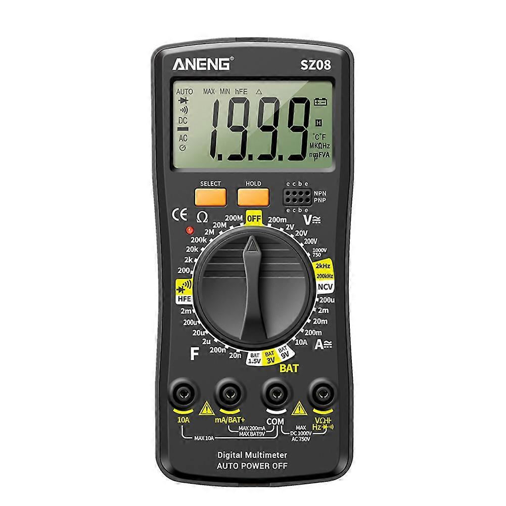 ANENG SZ08 Digital Multimeter Ultra-Thin Storage Professional Multimetro Auto Voltmeter AC DC Resis