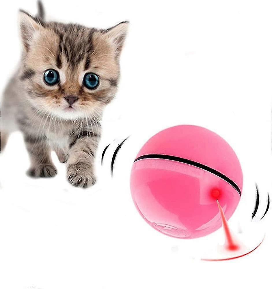 Cat Toys Balls Interactive Automatic Rolling Ball Usb Rechargeable Led Light