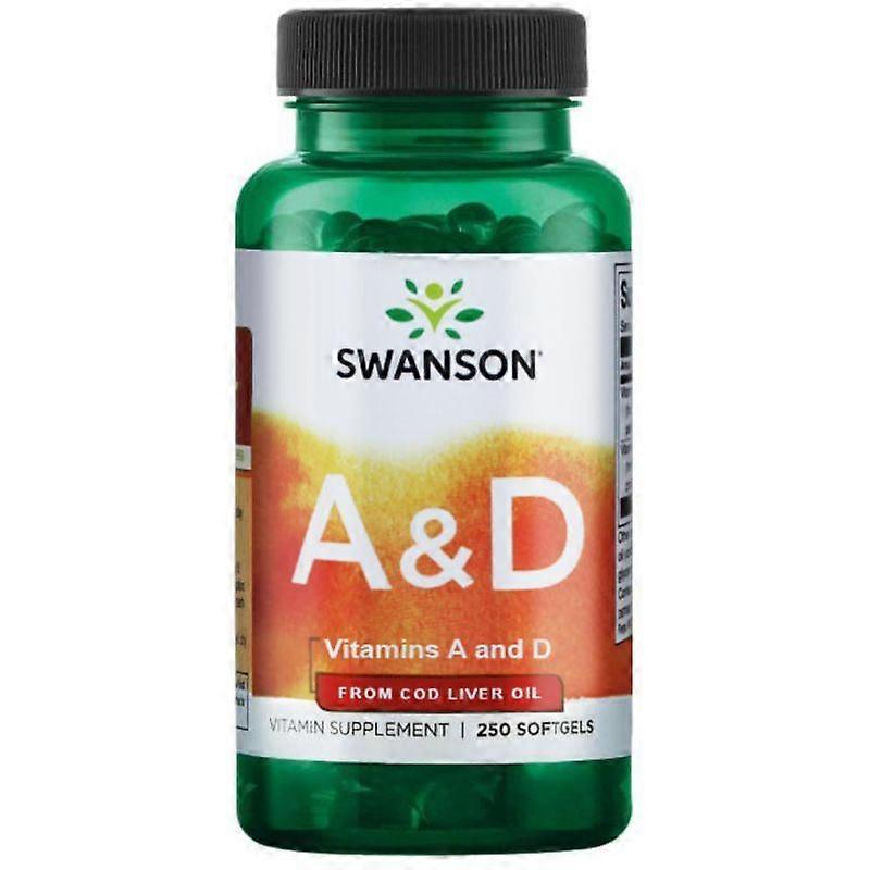 Swanson Vitamins A & D Softgels 250