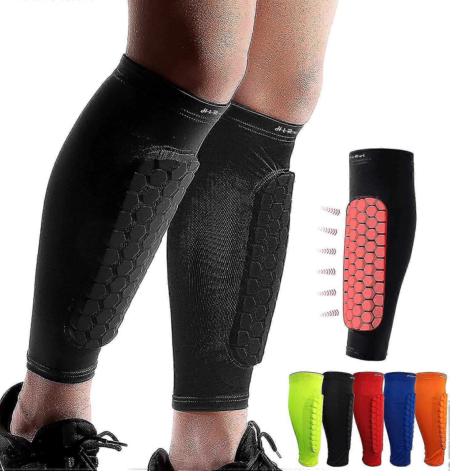 Soccer Shin Guards, Calf Compression Sleeve