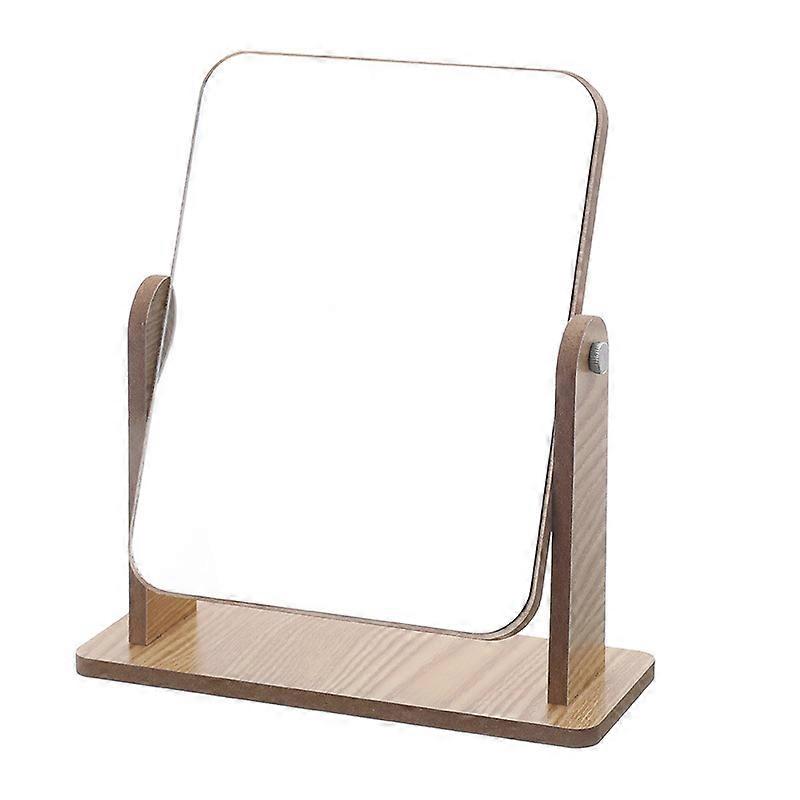 Vanity Makeup Mirror with Natural Bamboo