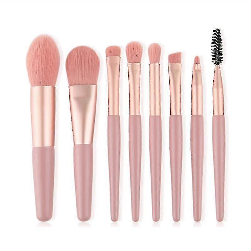 8 dele Mini Makeup børste værktøjssæt