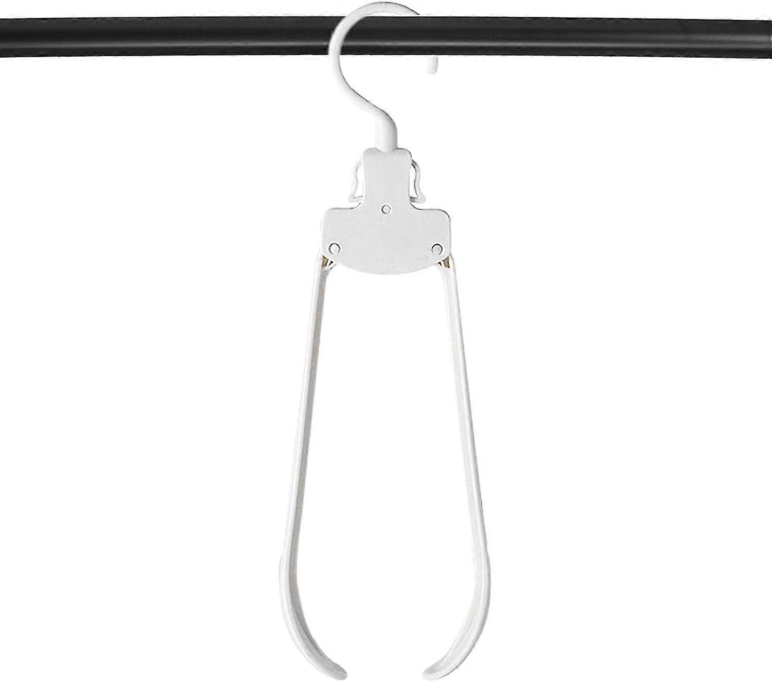 Foldable Travel Hangers - Space Saving Coat Hanger,non-slip No Trace Space Saving Hangers With Sensitive Button And Broad Youding