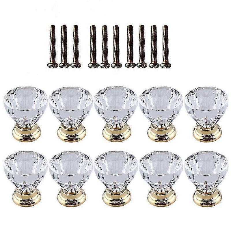 10 قطع كريستال زجاج الباب مقبض درج مجلس الوزراء الأثاث المطبخ مقبض الماس الجدول مقبض الباب