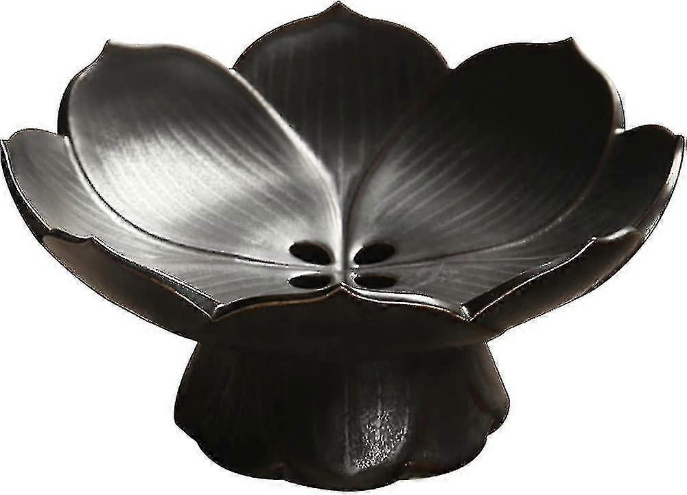 Pedestal Fruit Bowl Centerpiece Decorative Compote Footed Bowl Ceramics Dessert Serving Bowl Tray Display Stand Lotus Drain Plate For Kitchen Counters