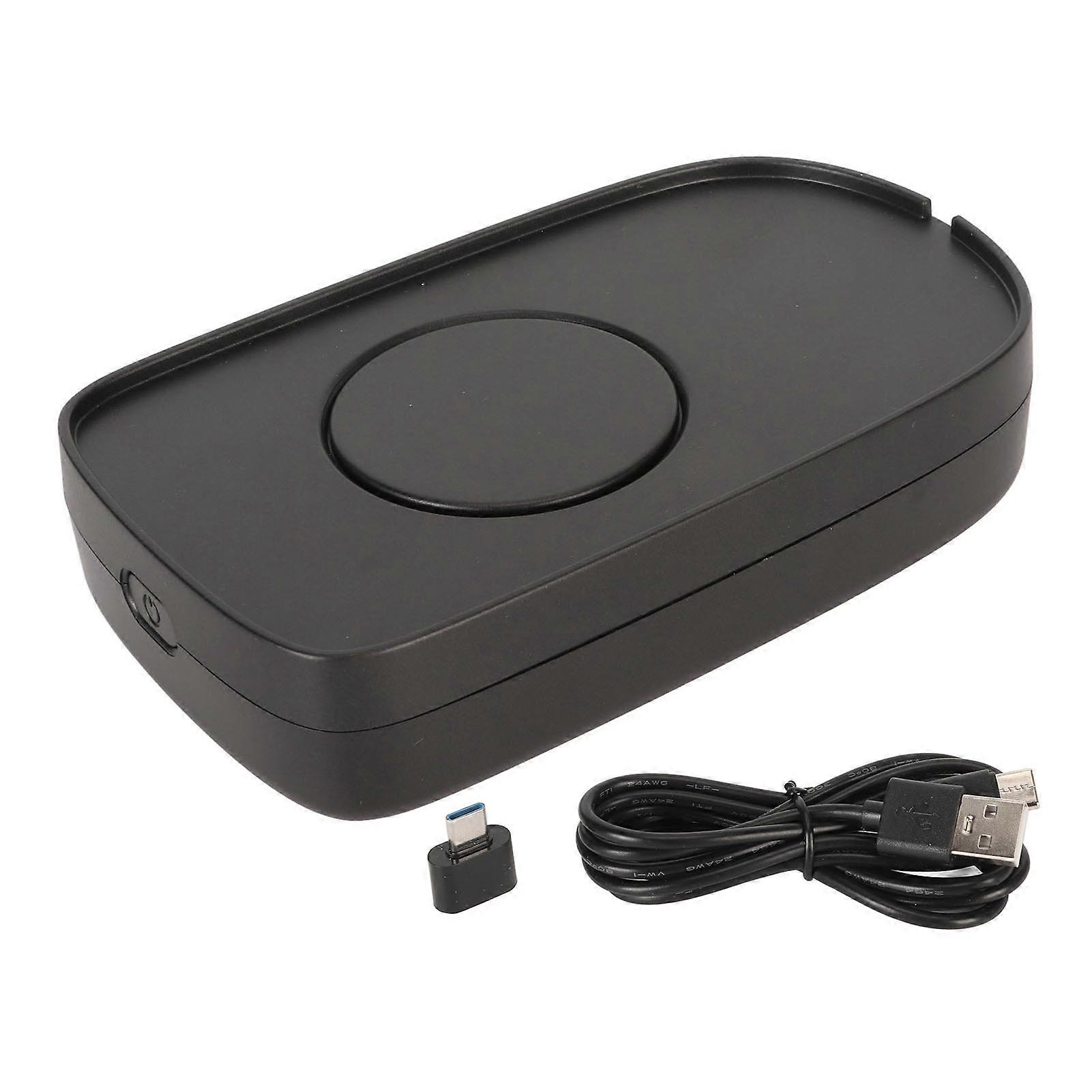 Mouse Jiggler 2 DPI Level Automatic Ultra Quiet Large Disc Plug and Play Mouse Mover for Gaming Meeting Presentation