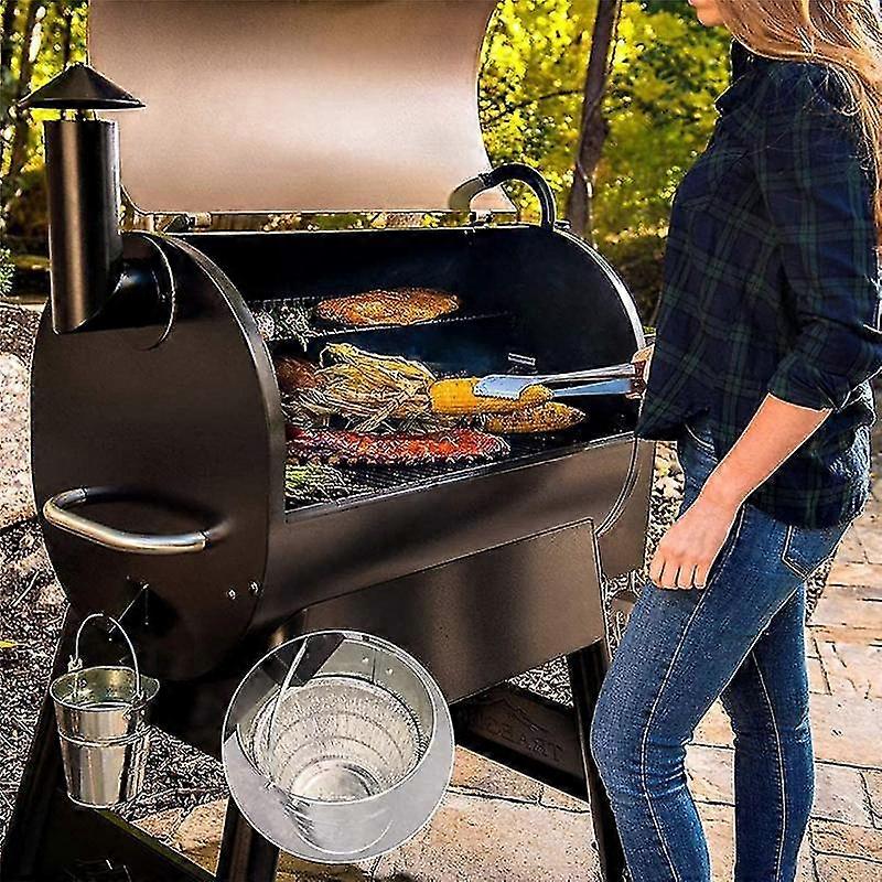 Engångsfetthinkfoder passar för Traeger vedeldad pellets BBQ Grill Tillbehör 6 Pack