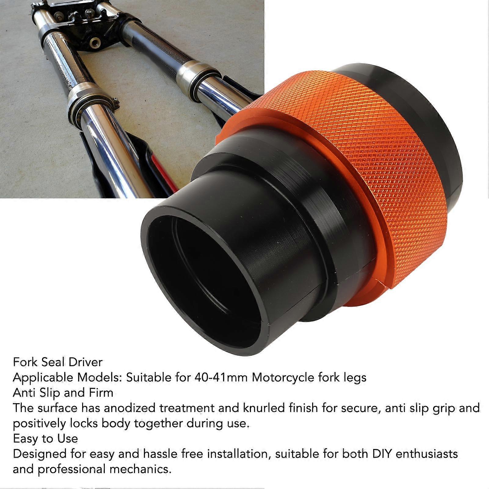 3839mm Ringer Fork Seal Driver Anti Slip Easy To Use Fork Oil Seal Driver Tool for Motorcycle Fork Legs
