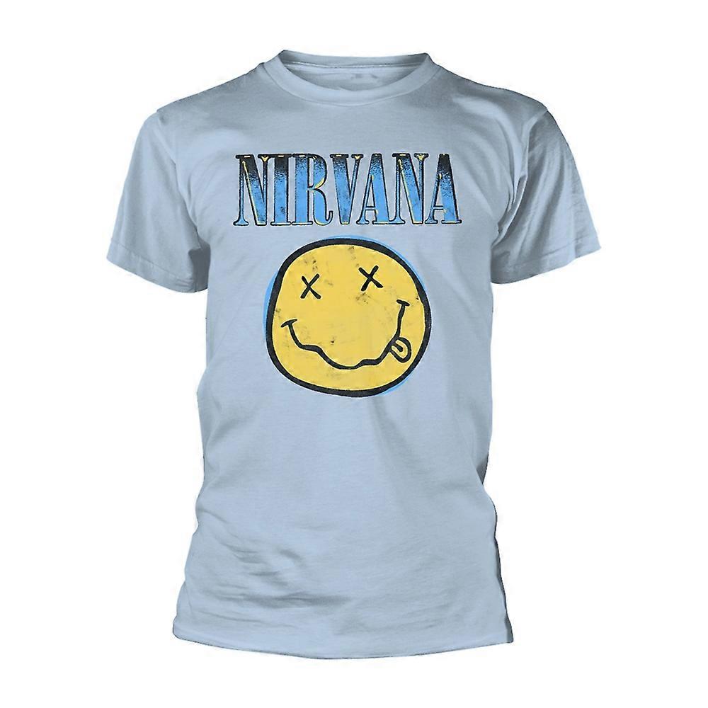 Nirvana Blue Logo Official Tee Tričko Pánské