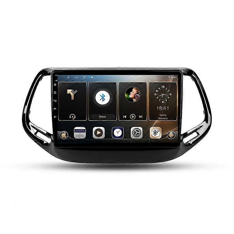 Car Radio Player For Jeep Compass 2 MP 2016 - 2018 Multimedia Video WIFI Navigation GPS