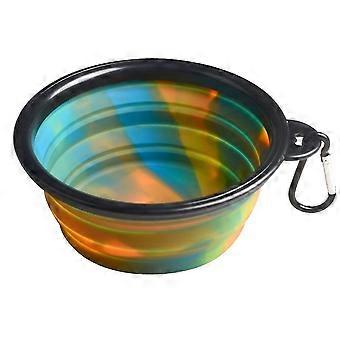 Silicone Foldable Pet Dog Bowl for Outdoor Travel Food and Water Feeder