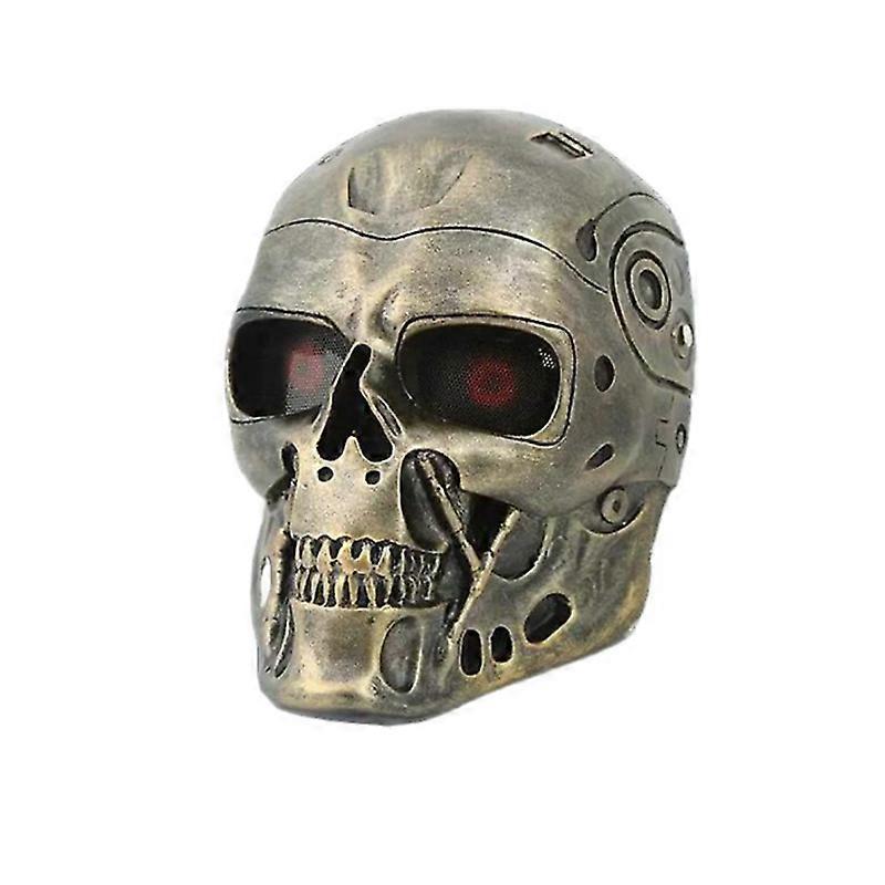 Skull Mask Resina Full Face Terminator Mask Cs Cosplay Props Ghost Shield para HALLOWEEN