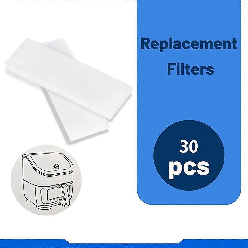 30Piece Air Fryer Filters Parts Accessories For Pot Air Fryer Vortex Plus 6QT Filters Can Odor Erase And Oil Residue