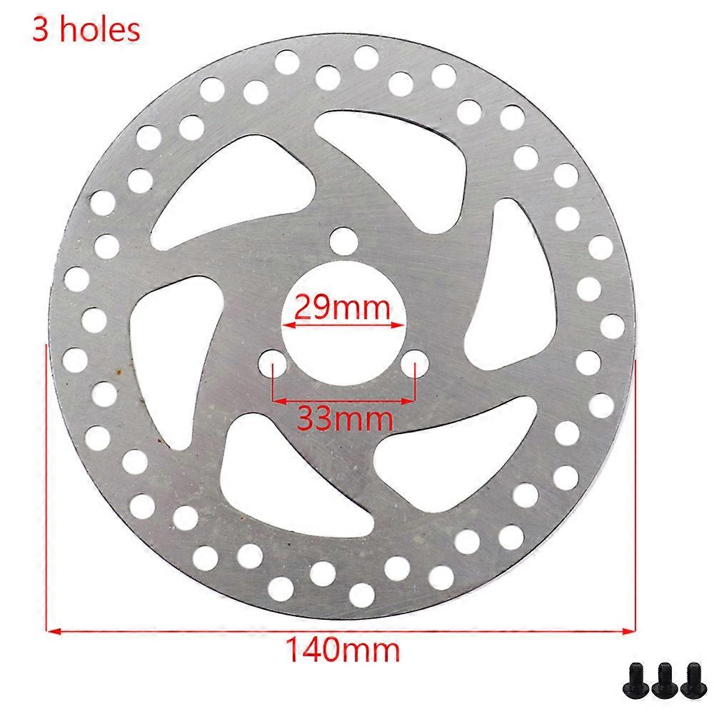 Elektrikli Scooter 140mm Disk Fren Disk Fren 3 Delik veya 6 Delik Disk Fren Cihazı Fren Disk Fren Aksesuarları