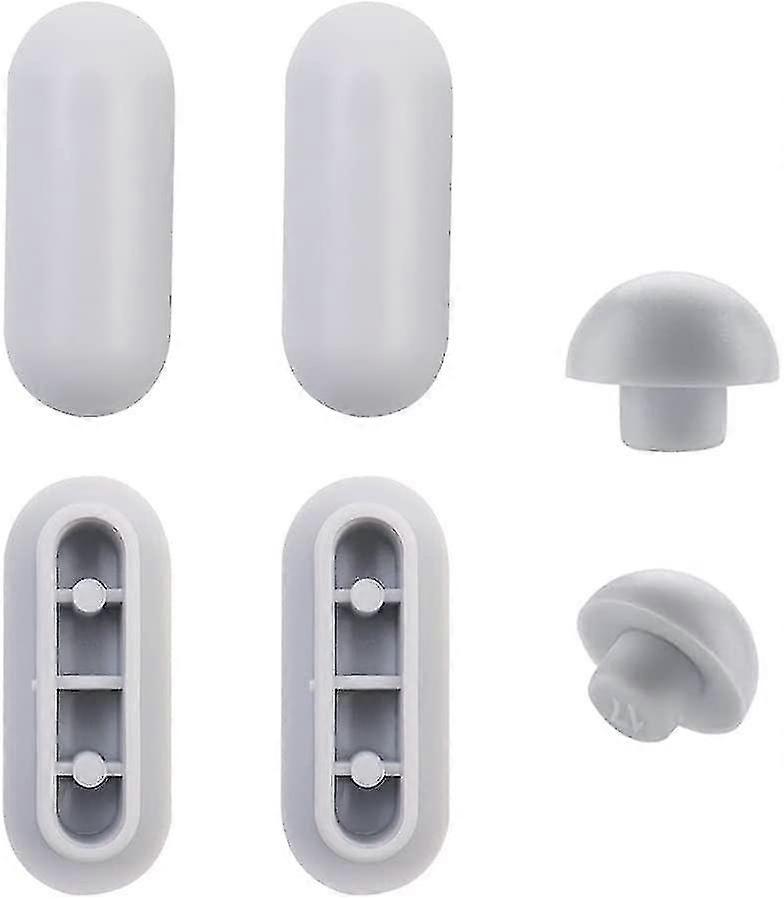 6pcs toalett sete støtfanger universell toalett setepute toalett sete pute