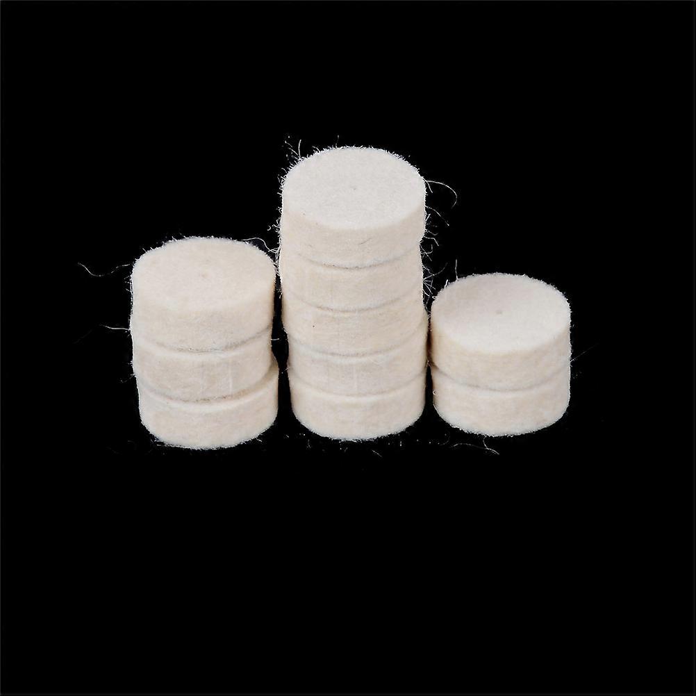 10pcs 25*9mm Felt Wool Polishing Head Buffing Pad Wheel Tool live handle For Rotary Big size