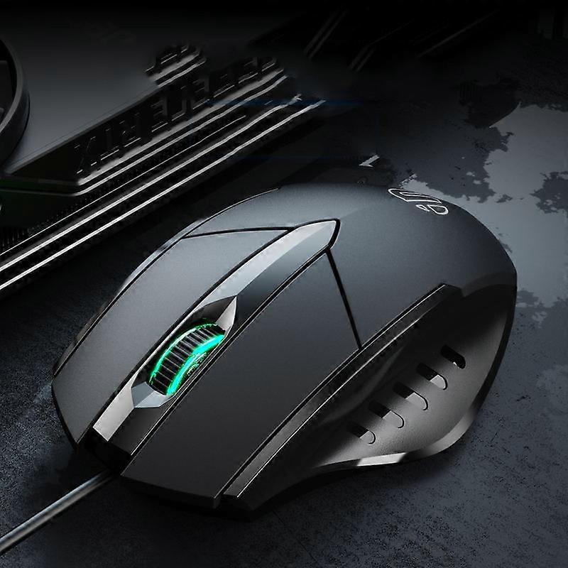 Inphic PW1 Illuminated Wired Mouse Mute Black Business Version