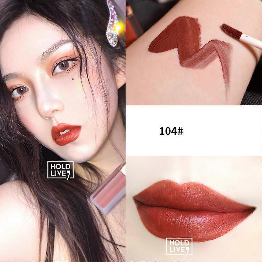 Leopard texture lip glaze matte velvet matte waterproof natural three-dimensional non-stick cup lip gloss HL293